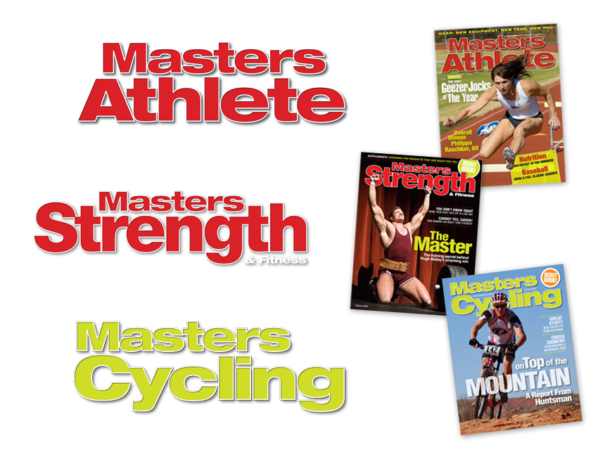 masters athlete magazines logos